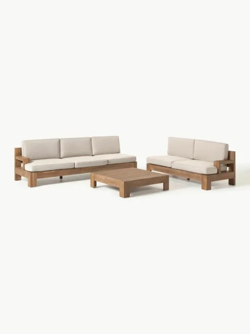 Modulaire tuin loungeset Joshua van acaciahout, 4-delig