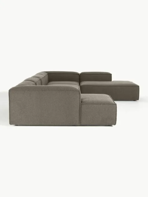 Modulaire U-bank Lennon uit bouclé