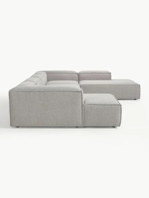 Modulaire U-bank Lennon uit bouclé