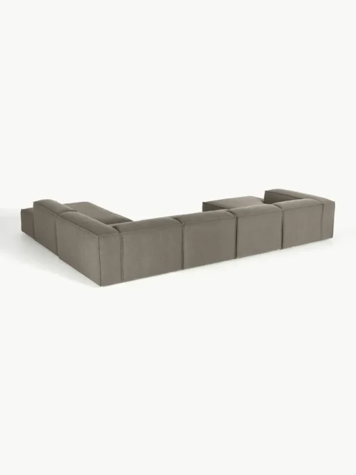 Modulaire U-bank Lennon uit bouclé