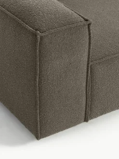 Modulaire U-bank Lennon uit bouclé