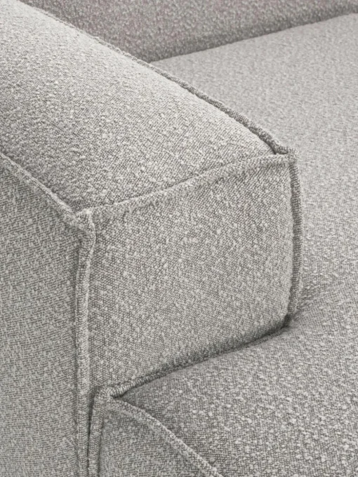 Modulaire U-bank Lennon uit bouclé