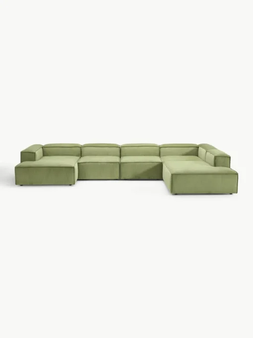 Modulaire U-bank Lennon van corduroy
