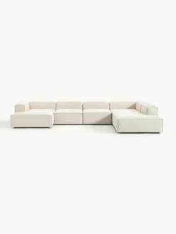 Modulaire U-bank Lennon van linnenmix