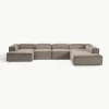 Modulaire U-bank Lennon van corduroy