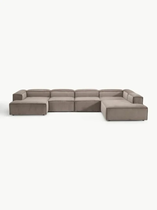 Modulaire U-bank Lennon van corduroy