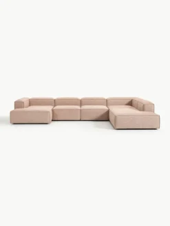 Modulaire U-bank Lennon van linnenmix