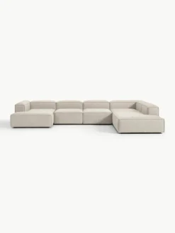 Modulaire U-bank Lennon van linnenmix