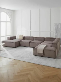 Modulaire U-bank Lennon van corduroy