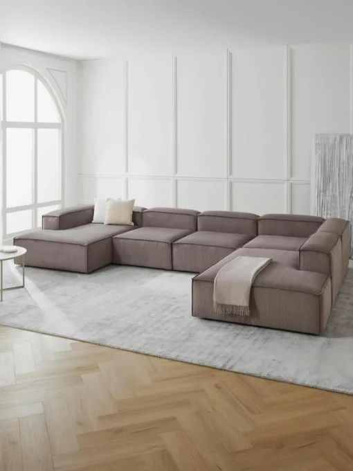 Modulaire U-bank Lennon van corduroy