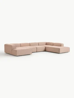 Modulaire U-bank Lennon van linnenmix