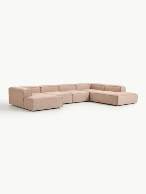 Modulaire U-bank Lennon van linnenmix