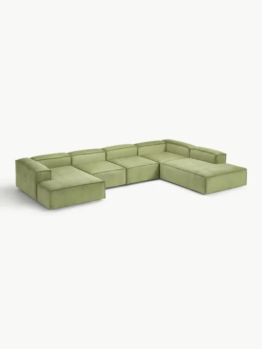 Modulaire U-bank Lennon van corduroy