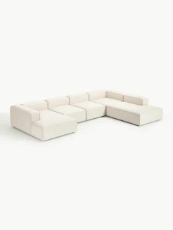 Modulaire U-bank Lennon van linnenmix