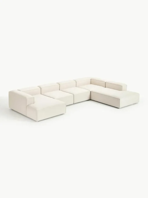 Modulaire U-bank Lennon van linnenmix