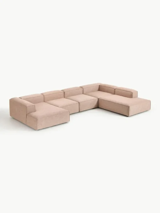 Modulaire U-bank Lennon van linnenmix