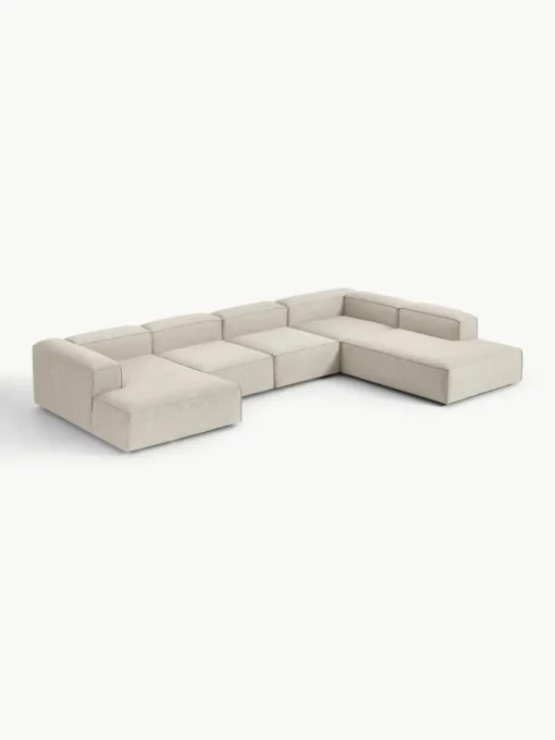 Modulaire U-bank Lennon van linnenmix