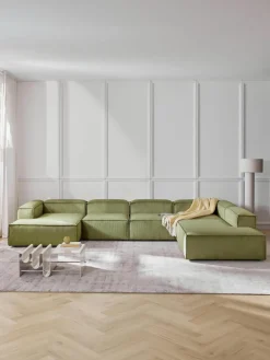 Modulaire U-bank Lennon van corduroy