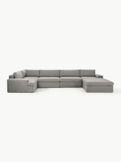 Modulaire U-bank Russell met afneembaar hoezen