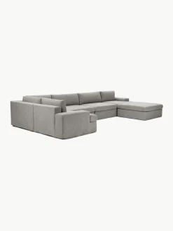 Modulaire U-bank Russell met afneembaar hoezen