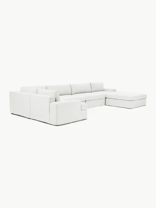 Modulaire U-bank Russell met afneembaar hoezen