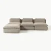 Modulaire XL bank Felix met poef