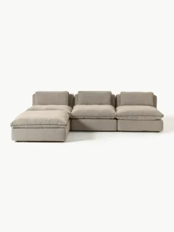 Modulaire XL bank Felix met poef