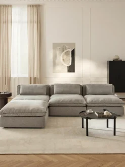 Modulaire XL bank Felix met poef