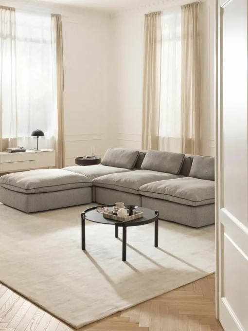 Modulaire XL bank Felix met poef