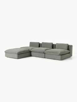 Modulaire XL bank Felix met poef