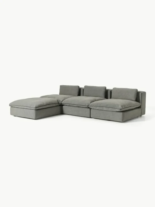 Modulaire XL bank Felix met poef
