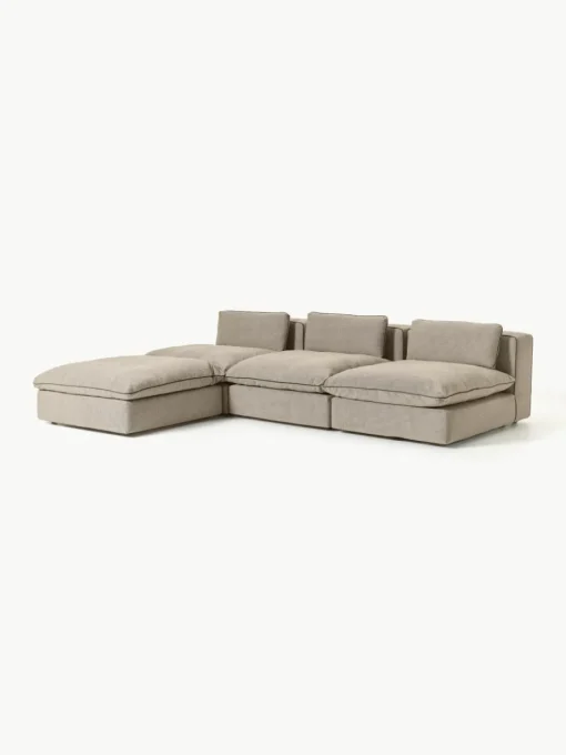 Modulaire XL bank Felix met poef