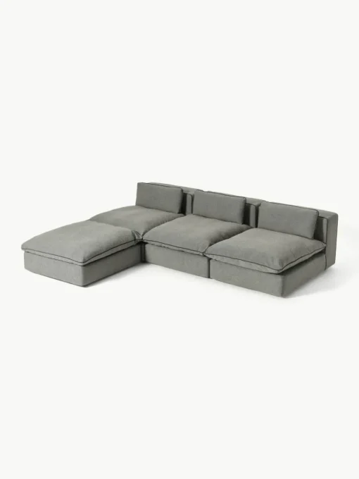 Modulaire XL bank Felix met poef