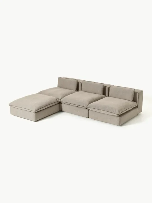 Modulaire XL bank Felix met poef