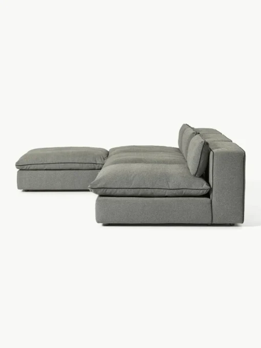 Modulaire XL bank Felix met poef