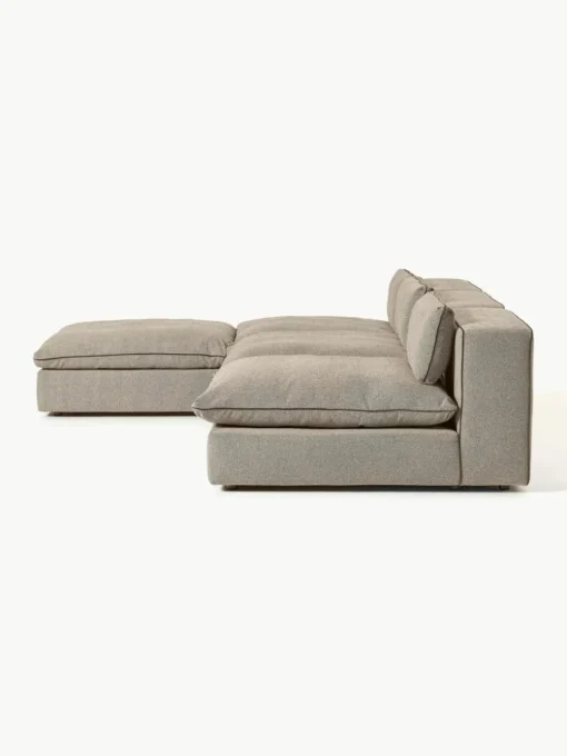 Modulaire XL bank Felix met poef
