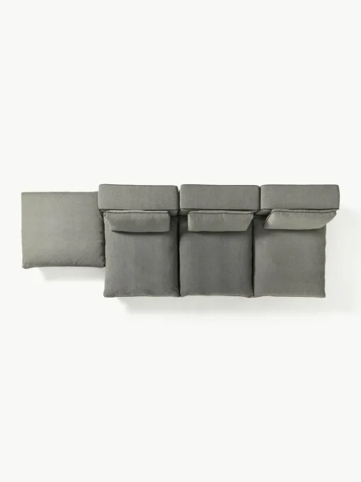 Modulaire XL bank Felix met poef