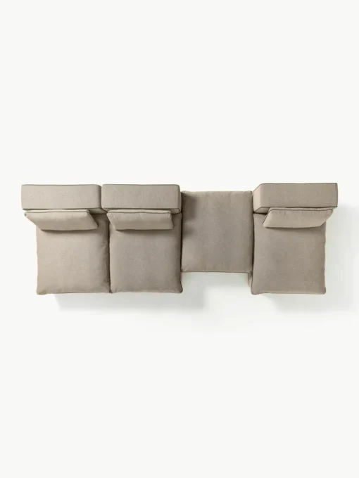 Modulaire XL bank Felix met poef
