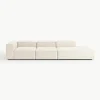 Modulaire XL chaise longue Lennon van linnenmix