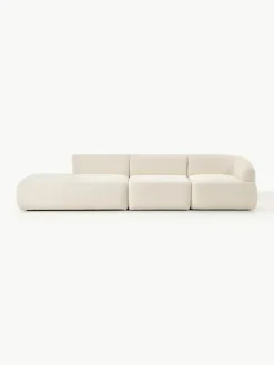 Modulaire XL chaise longue Sofia van teddy stof