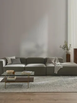 Modulaire XL chaise longue Lennon uit bouclé