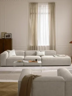 Modulaire XL chaise longue Lennon van linnenmix