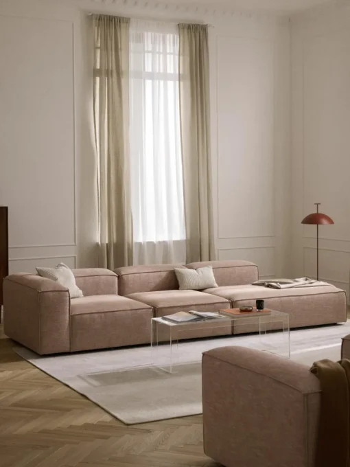 Modulaire XL chaise longue Lennon van linnenmix