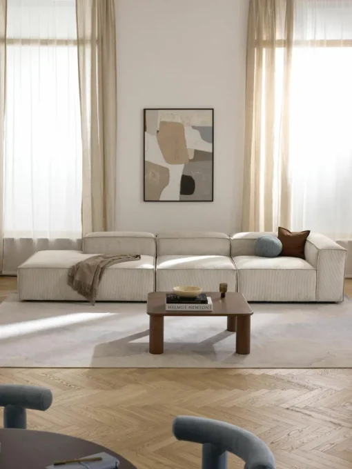Modulaire XL chaise longue Lennon van corduroy