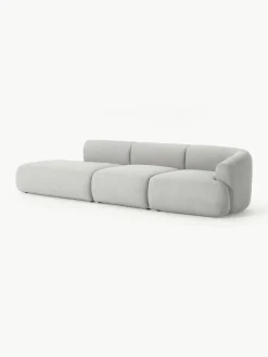 Modulaire XL chaise longue Sofia van bouclé stof