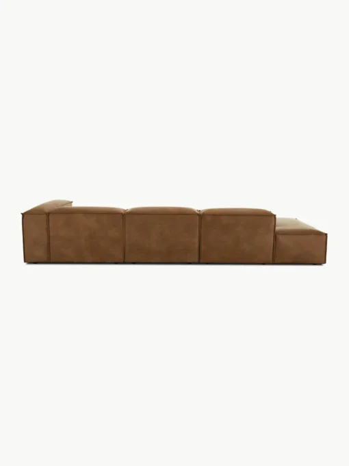 Modulaire XL chaise longue Lennon van gerecycled leer