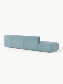 Modulaire XL chaise longue Sofia van bouclé stof