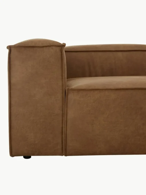 Modulaire XL chaise longue Lennon van gerecycled leer