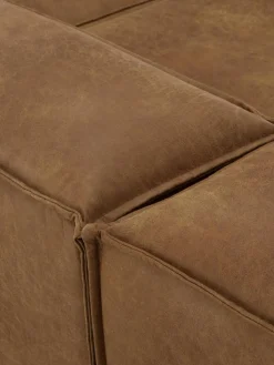 Modulaire XL chaise longue Lennon van gerecycled leer