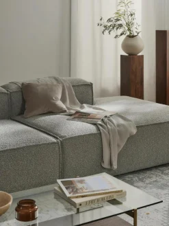 Modulaire XL chaise longue Lennon van bouclé